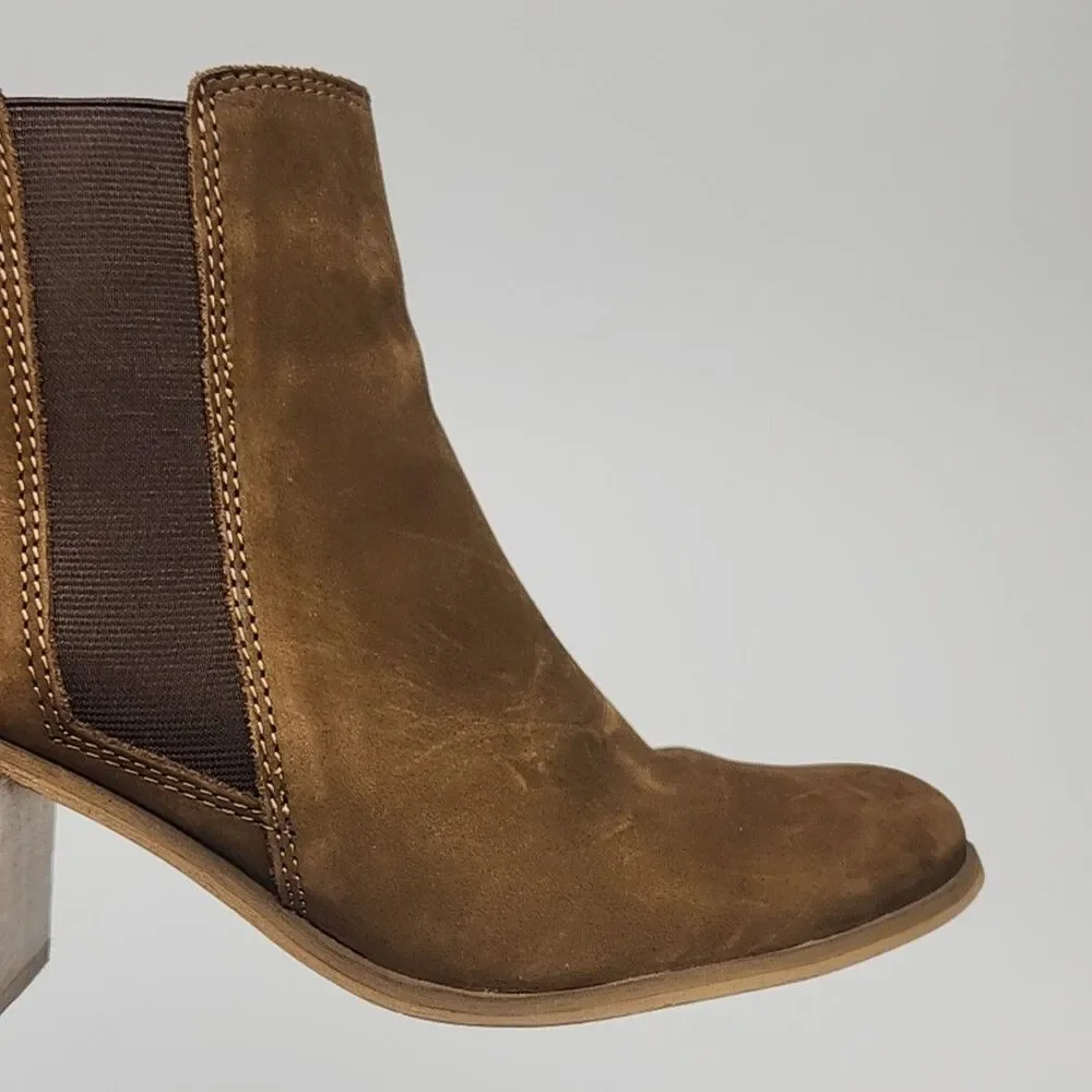 Dune London Pora Ankle Boots Brown Fuede 2.5
